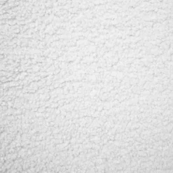FAUTEUIL BLANC ACCOUDOIR BOUCLE CHIARA