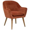 FAUTEUIL CHENIILLE SINEL AMBRE