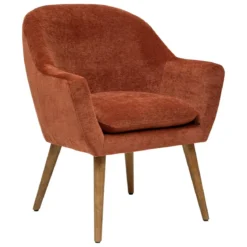 FAUTEUIL CHENIILLE SINEL AMBRE