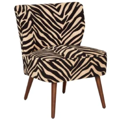 FAUTEUIL CHENILLE CHIARA TIGRE