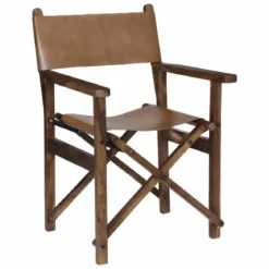 FAUTEUIL CUIR CINEMA COGNAC