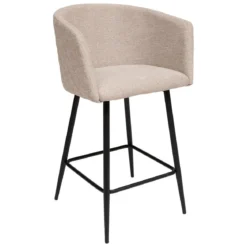FAUTEUIL DE BAR MARLO BEIGE