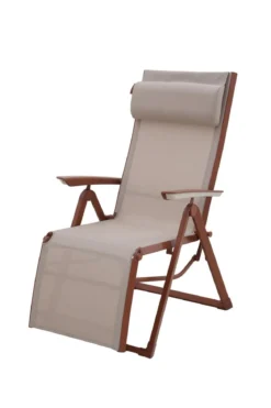 FAUTEUIL DECIMA LIN ACAJOU