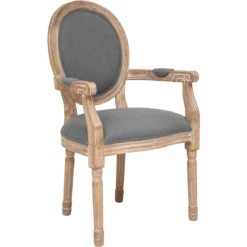 FAUTEUIL DINER CLEON GRIS