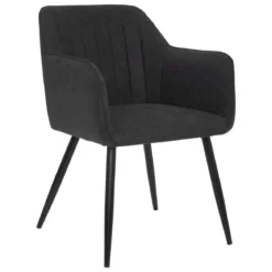 FAUTEUIL DINER VISOCA NOIR