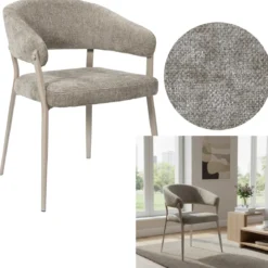 FAUTEUIL EMILIA TAUPE
