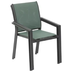 FAUTEUIL ESSENTIA OLIVE GRAPHITE
