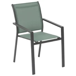 FAUTEUIL ESSENTIA OLIVE GRAPHITE