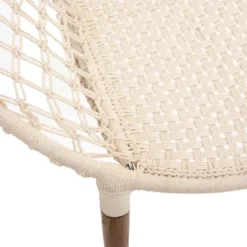 FAUTEUIL MACRAME RAINA BLANC