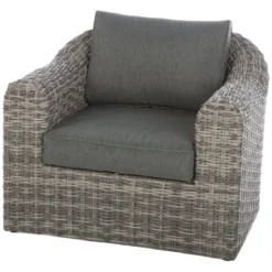 FAUTEUIL MOOREA TERRE D OMBRE