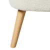 FAUTEUIL NAOVA BOUCLETTE BLANC