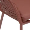 FAUTEUIL ORYON EMPILABLE ACAJOU