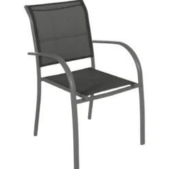 FAUTEUIL PIAZZA ANTHRACITE GRAPHITE