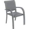 FAUTEUIL PIAZZA ARDOISE QUARTZ