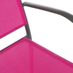 FAUTEUIL PIAZZA FRAMBOISE GRAPHITE