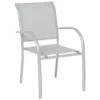 FAUTEUIL PIAZZA GALET SILVER MAT