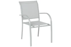 FAUTEUIL PIAZZA GALET SILVER MAT