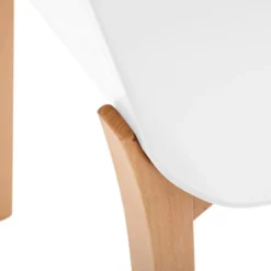 FAUTEUIL PIED BOIS BLANC ALBY