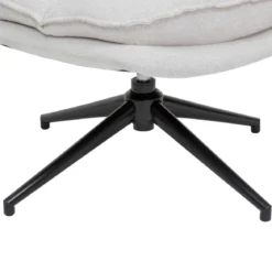 FAUTEUIL PIVOTANT HARPER  BEIGE