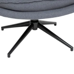 FAUTEUIL PIVOTANT HARPER  GRIS