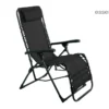 FAUTEUIL RELAX MARBELLA TEXALINE GRAPHITE ACIER