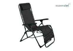 FAUTEUIL RELAX MARBELLA TEXALINE GRAPHITE ACIER