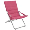 FAUTEUIL RELAX MILOS FRAMBOISE