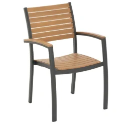 FAUTEUIL REPAS ACORDIA EUCALYPTUS GRAPHITE