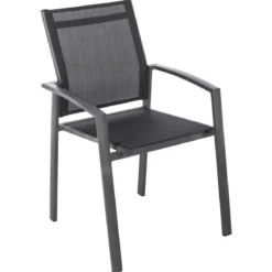 FAUTEUIL REPAS AXIOME POIVRE GRAPHITE