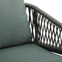 FAUTEUIL REPAS ORIENGO OLIVE GRAPHITE