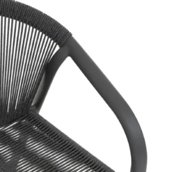 FAUTEUIL RIU EMPILABLE ANTHRACITE CHINE GRAPHITE