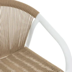FAUTEUIL RIU EMPILABLE MIEL BLANC