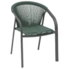 FAUTEUIL RIU EMPILABLE OLIVE GRAPHITE
