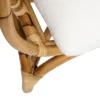 FAUTEUIL ROTIN FARAH BLANC