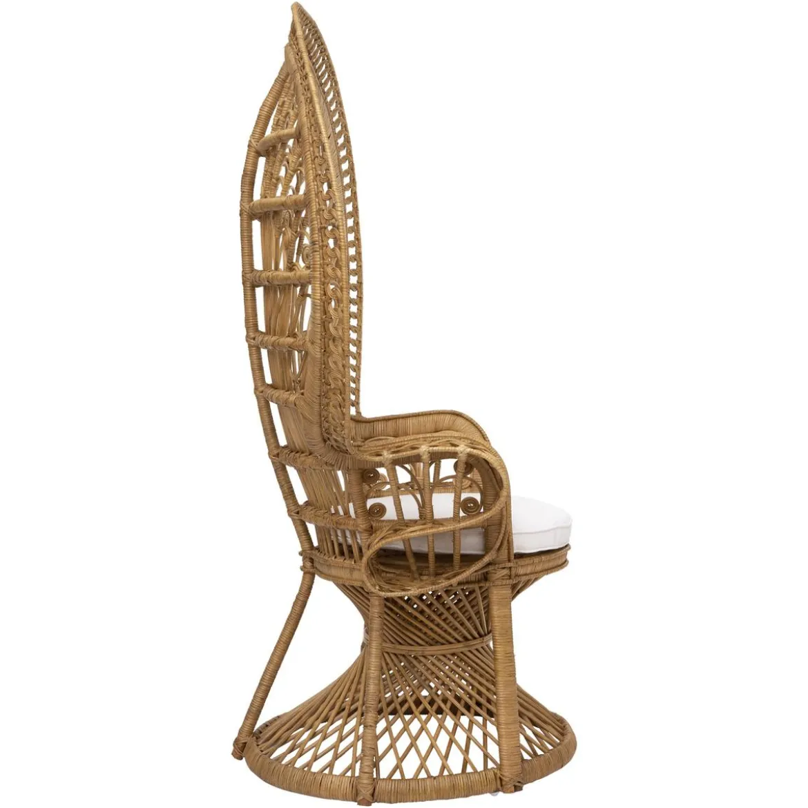 FAUTEUIL ROTIN TAKTA BLANC