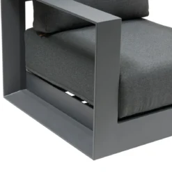 FAUTEUIL SALON ALLURE PIVOTANT GRAPHITE