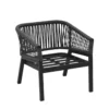 FAUTEUIL SALON ORIENGO ANTHRACITE GRAPHITE
