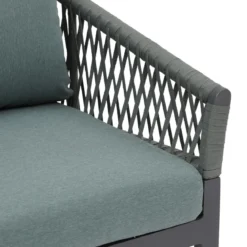 FAUTEUIL SALON ORIENGO OLIVE GRAPHITE