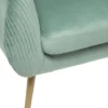 FAUTEUIL VELOURS SOLARO JADE