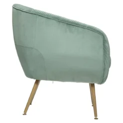 FAUTEUIL VELOURS SOLARO JADE