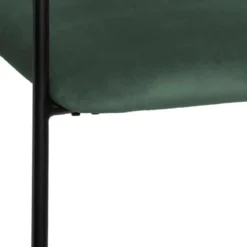 FAUTEUIL VELOURS VERT DYER