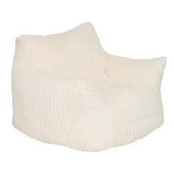 FAUTEUIL XL VELOURS COTELE MUZI BLANC