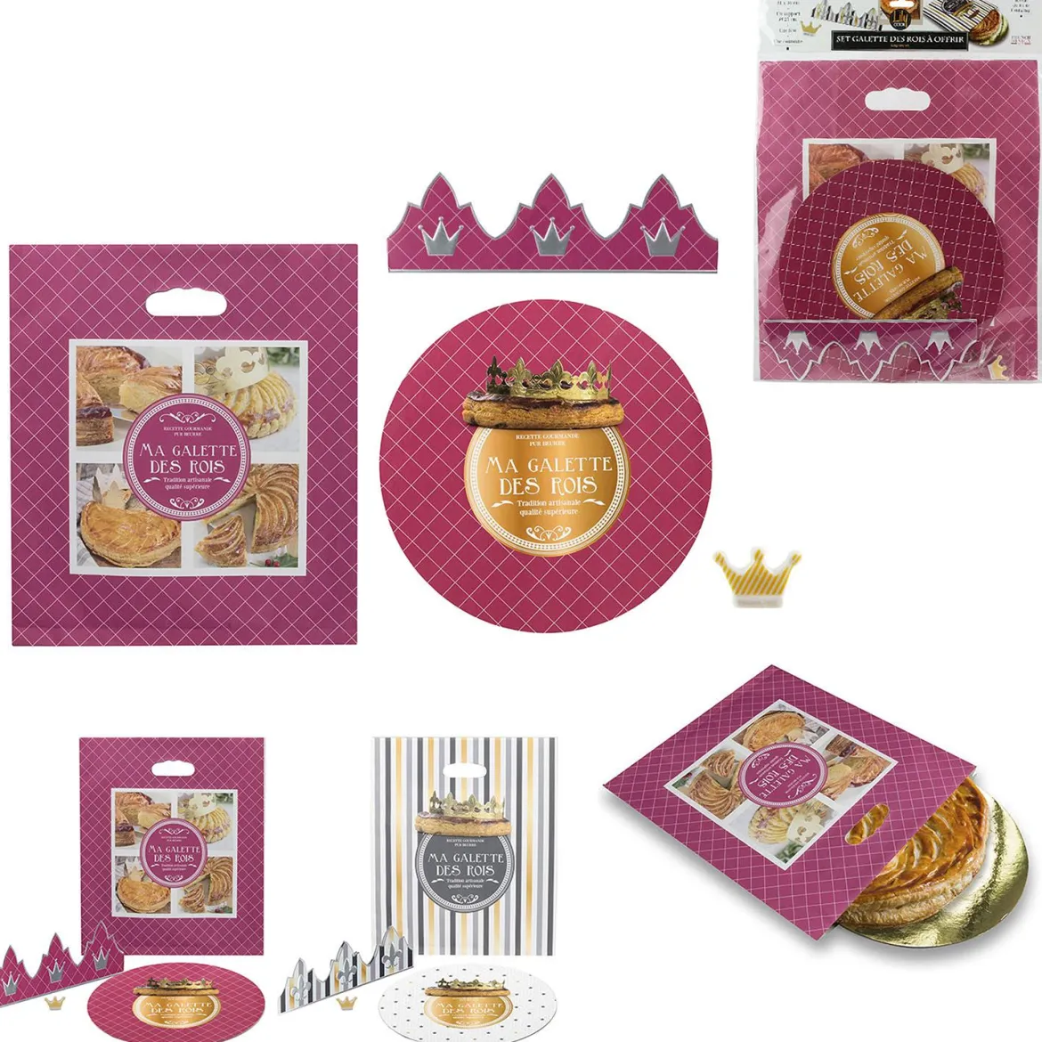 FEVE GALETTE ROIS COURONNE SUPPORT