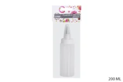 FLACON A DECOR PATISSERIE  200ML PLASTIQUE