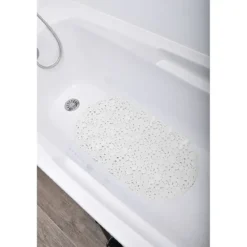 FOND DE BAIGNOIRE 69X36CM BULLES BLANC