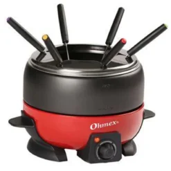 FONDUE SET POT ANTI ADHERENT 6 PERSONNES 2L 800W