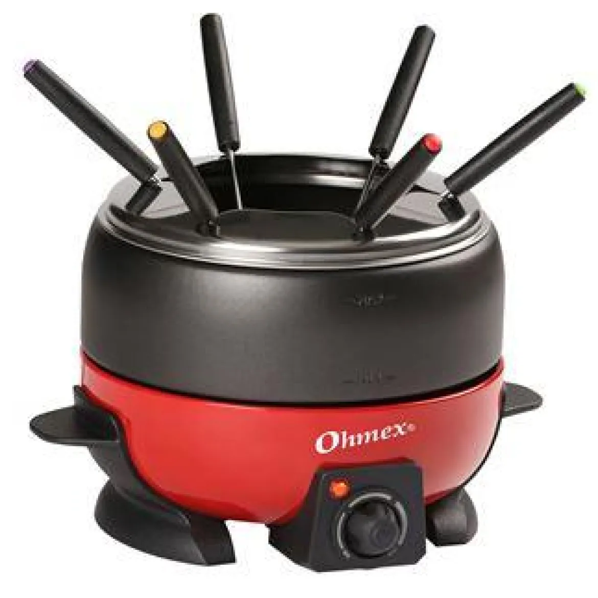 FONDUE SET POT ANTI ADHERENT 6 PERSONNES 2L 800W