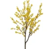 FORSYTHIA POT PLASTIQUE NOIR H.150CM JAUNE