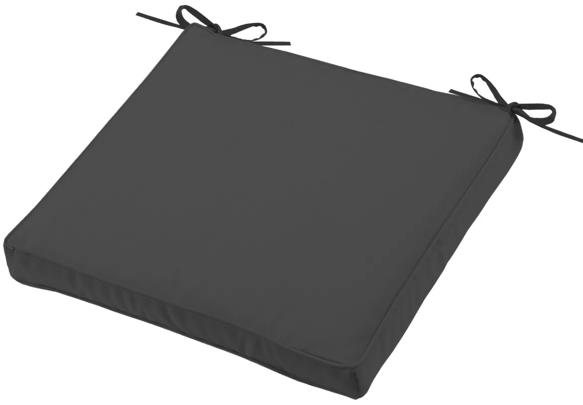 GALETTE CHAISE HAWAI 40X40X5CM CARBONE