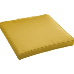 GALETTE CHAISE SCRATCH KORAI 40X40CM MOUTARDE